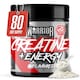 image 2 of Warrior Creatine + Energy – 3g Creatine, 80mg Caffeine & B-Vitamins for Strength, Focus & Stamina – Blue Razz, 360g (112 Servings)