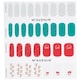 image 2 of Nail Sticker (assorted Colour) - # Lovely Deer Santa Nail - 32pcs Multi