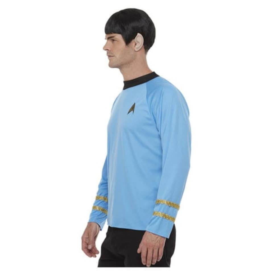image 1 of Sciences Uniform Star Trek Original Series Fancy Dress Costume Adult Mens Small