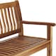 image 5 of Acacia Hardwood 3-Seater Garden Bench, Water Resistant Furniture for Outdoor Patio & Decking, L149.5 x W62.5 x H90cm