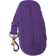 Kincade Cotton Lunge Rein - Purple - 8m