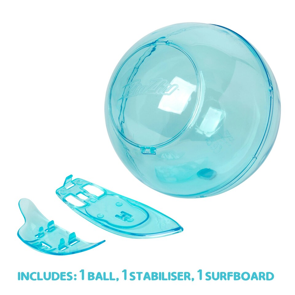image 1 of Zhu Zhu Aquarium Bubble Ball & Surfboard