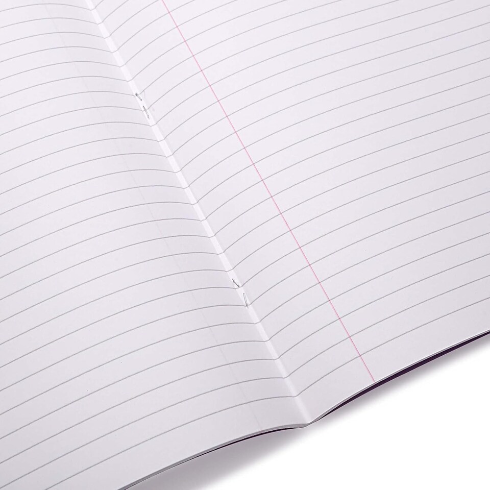 image 1 of Rhino 80 Page 8mm Lined with Margin Exercise Book Buff A4 50 Pack