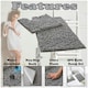 image 5 of VELVETIO Loop Bath Set Anti Slip Water Absorbent Soft Bathroom Rugs Red | Deep Red