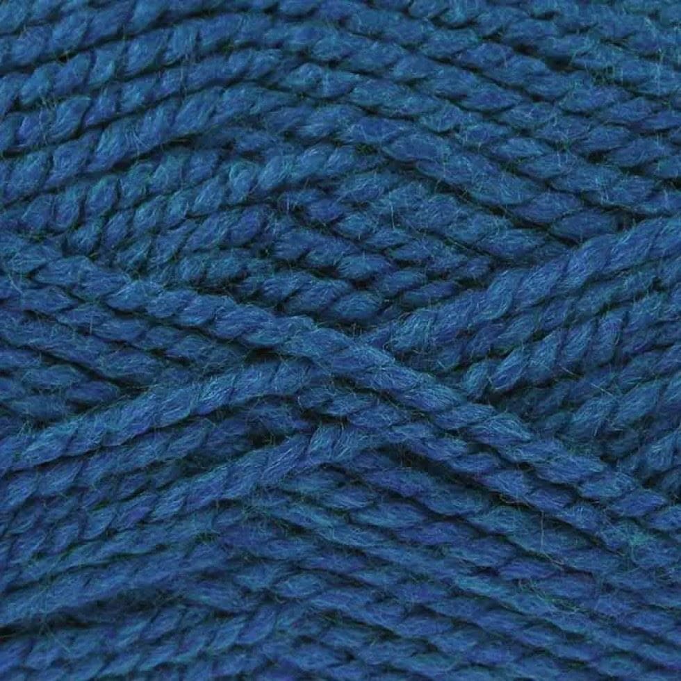 King Cole Blue Big Value Chunky Yarn (Value Pack 12 x 100g Balls) For Crochet, Knitting - 152m per ball