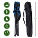 image 3 of just be... Camping Chair Black with Blue trim