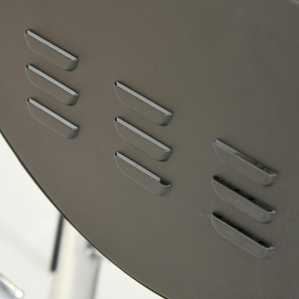 image 1 of Outsunny Charcoal BBQ Grill with Double Grill, Table, Storage Shelf and Wheels