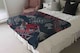 image 3 of Leaves Of Tropical Plants Blanket | Multi