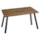 image 2 of Quebec Straight Edge Dining Set with 4 Avery Chairs Grey