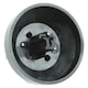 image 3 of SPARES2GO Control Knob for Stoves Newhome Oven Cooker | Black | Silver
