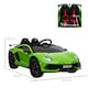 image 7 of HOMCOM Lamborghini SVJ 12V Ride-On Car w/ Lights Music Remote 3-8 Yrs Green