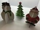 image 8 of 25cm Christmas Table Decoration Festive Centre Piece Santa Snowman Tree xmas