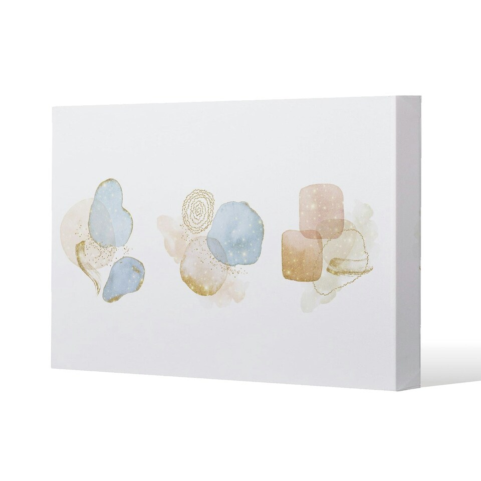 image 1 of beige watercolor illustration & elements (Canvas Print) 152 x 101 x 4cm