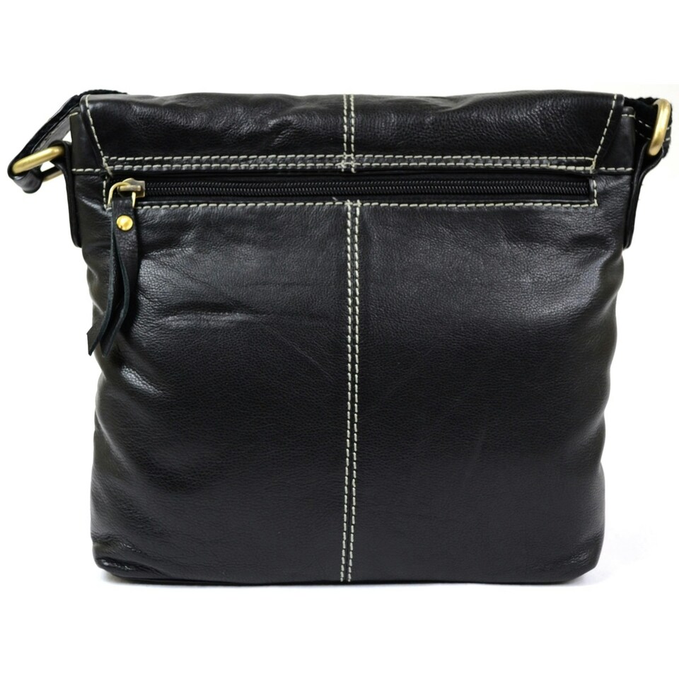 image 1 of Soft Leather Shoulder / Cross Body Bag Brown | Ox Brown
