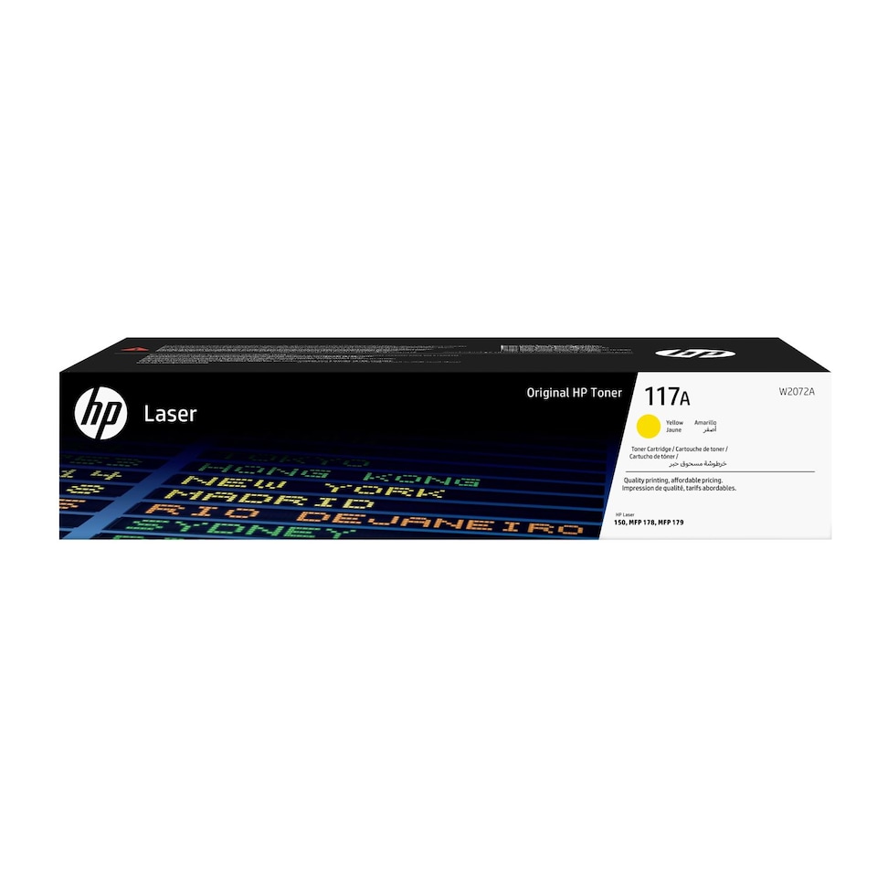 image 1 of HP W2072A Toner Cartridges | Multi | HP 117A Yellow Toner Cartridge | 1