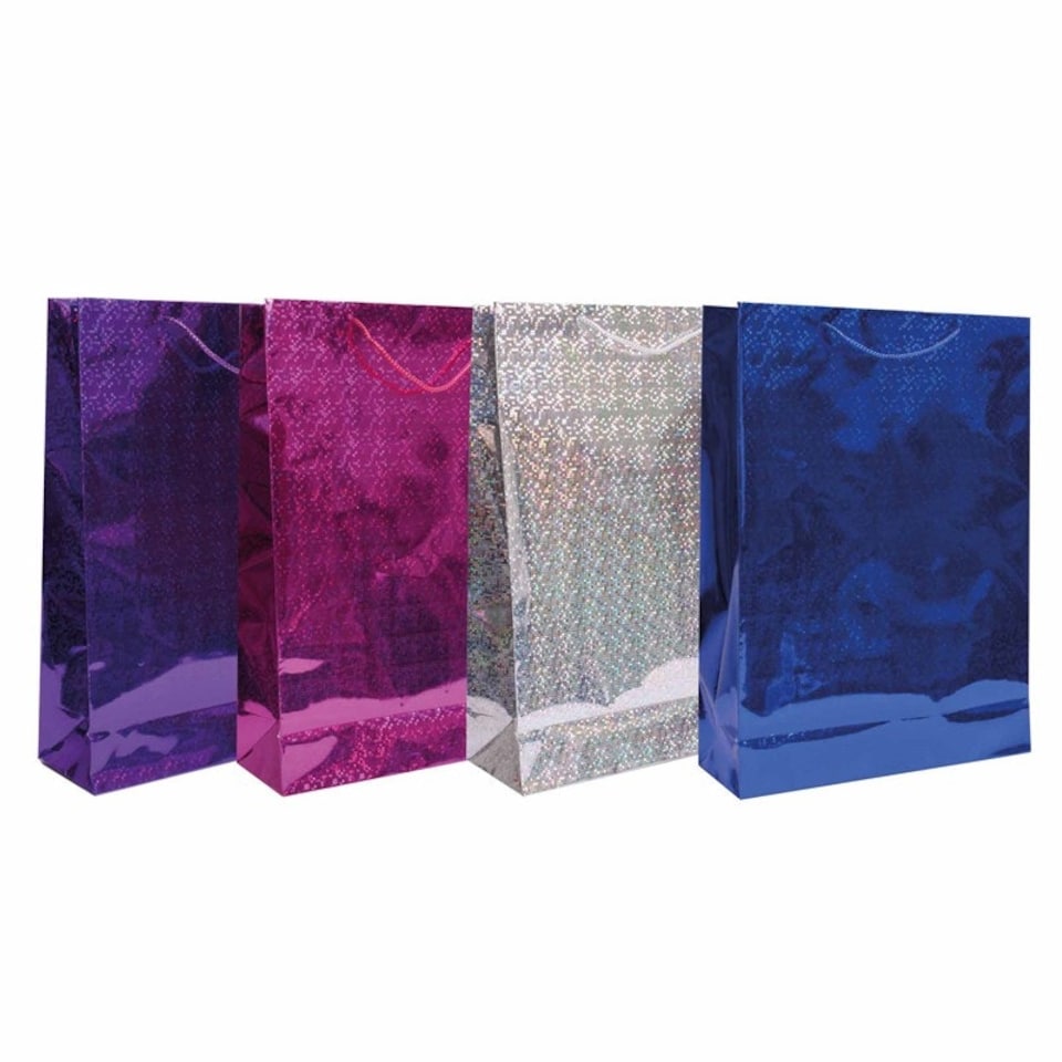 image 1 of Single Holographic Large Gift Bag