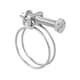image 2 of KCT Universal 31-35mm Double Wire Clips for Hose Pipe - 5 Pack