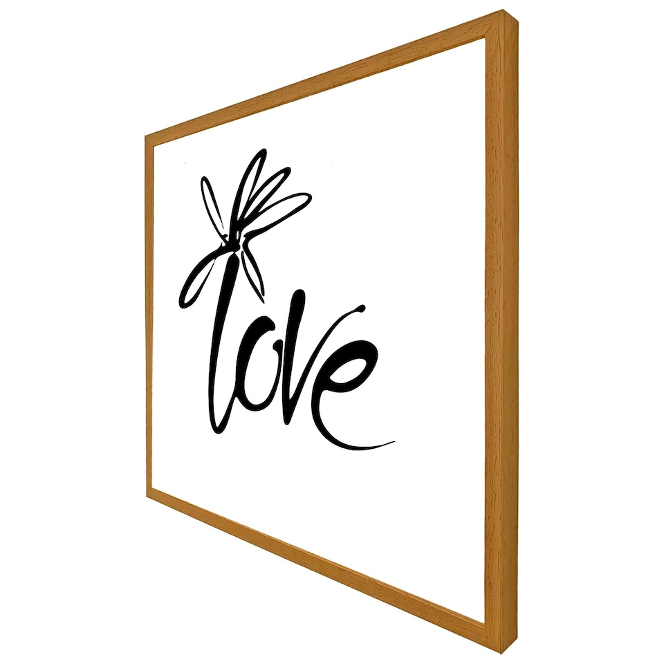 image 1 of Love type (Picture Frame) Brown | L