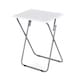 image 1 of Lightweight Portable Folding Snack Laptop TV Tray Table Desk | White