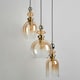 image 4 of BHS Seline 3 Light Cluster Ceiling Pendant, Satin Brass
