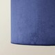 image 4 of ValueLights Reni Medium Navy Velvet Pendant Shade Blue