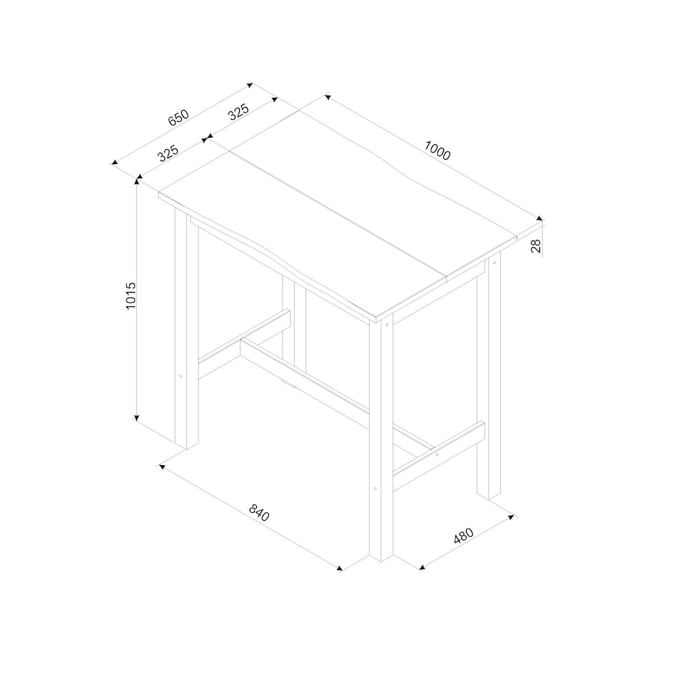 image 1 of Corona Large Wavy Edge High Breakfast Bar Dining Set with 2 Bar Stools - Black or Grey Frame | Grey | Grey | 1