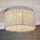 image 2 of Galina 10 Light Flush Light Chrome Plate & Clear Crystal, G9