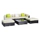 image 1 of Outsunny 6 Pieces Rattan Furniture Set Conservatory Sofa Deluxe Wicker Garden