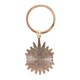 image 2 of Something Different All Seeing Eye Metal Keyring - Blue/White/Gold - One Size