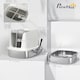image 3 of PawHut Stainless Steel Litter Box, Enclosed Metal Cat Litter Tray with Scoop White | One Size