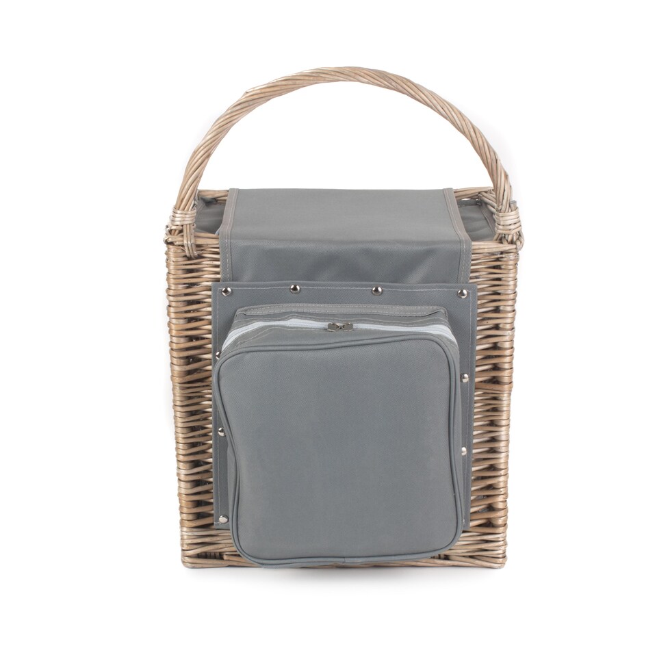 image 1 of Chill Wicker Beach Picnic Basket