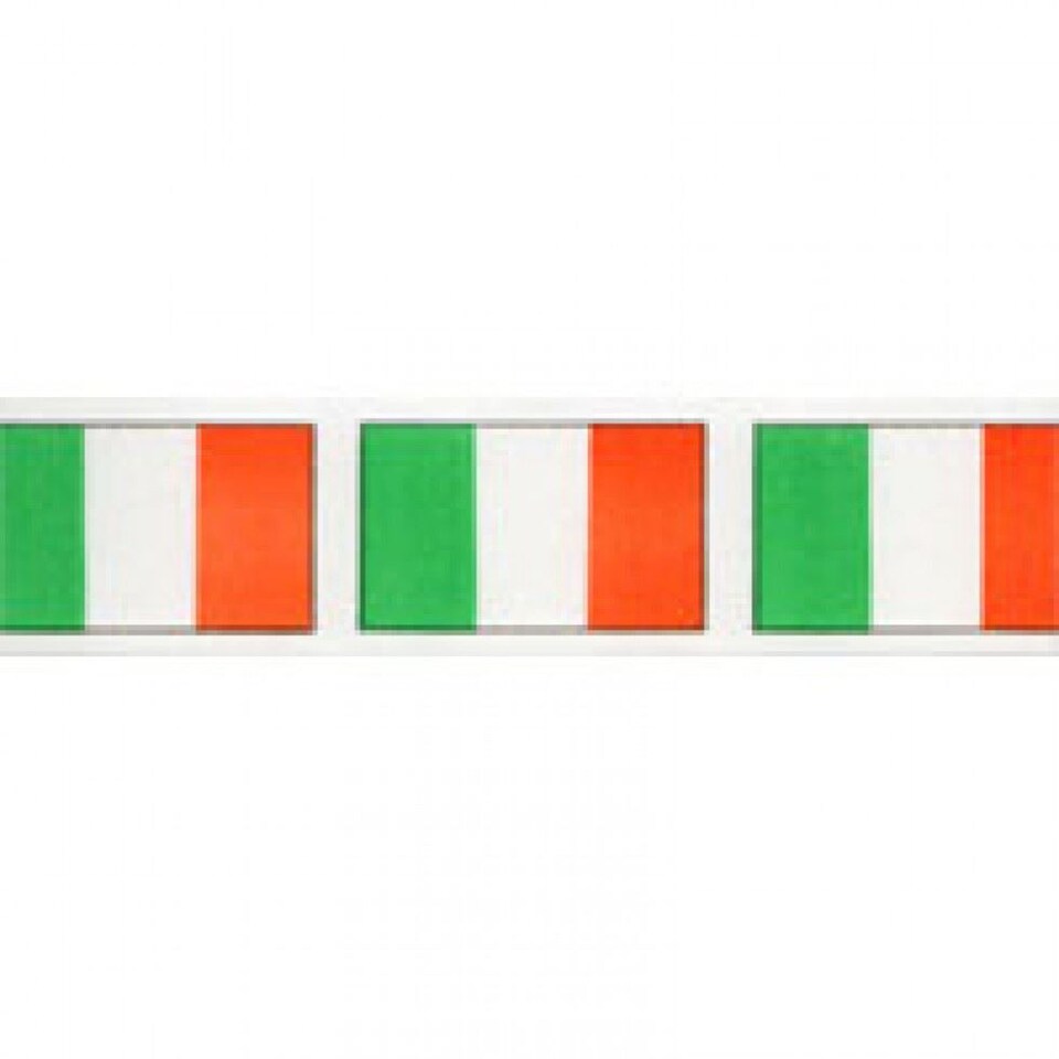 Berisfords 1 Multicoloured 25mm Irish Tricolour Ribbon (Value Roll) for Dressmaking - per 20 metre roll