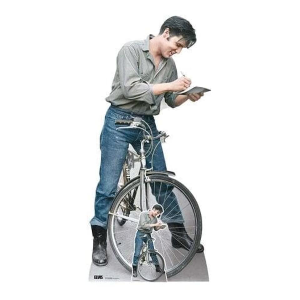 image 1 of Elvis Autograph Lifesize Cardboard Cutout 183cm