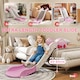 image 3 of AIYAPLAY Kids Slide for Bed, Sofa, Easy to Assemble, Pink