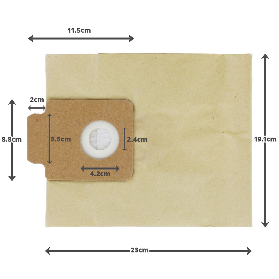 image 1 of Reliapart Dust Bags for Goblin 9056024 Pack of 5 1200 1200W 1250 1300 1300E 1300W