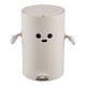 image 1 of Living and Home 12L Step-On Trash Bin | Grey
