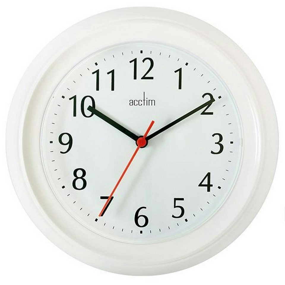 Acctim Wycombe Wall Clock - White - One Size