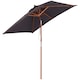 image 1 of Outsunny Patio Umbrella Market Parasol Outdoor Sunshade Deep Grey