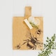 image 3 of The Just Slate Company Bee Medium Oak Serving Paddle