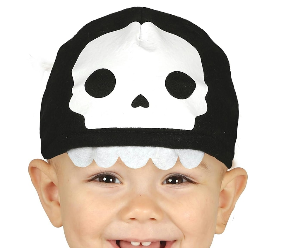 image 1 of Fancy Dress Child Cute Skeleton Black - 18-24 m