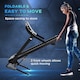 image 4 of HOMCOM Folding Electric Treadmill Running Machine with Incline LED Display