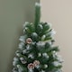 image 3 of 6ft (1.8m) Frosted Glacier Pine Snow Tipped Christmas Tree with Pine Cones and 710 Tips