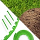image 2 of KCT 40m Metre Green Flexible Plastic Lawn Edging Grass Border with Pegs Garden Edger Heavy Duty Flower Bed