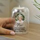 image 5 of Personalised Photo Upload Memorial Feather Tealight Holder Clear