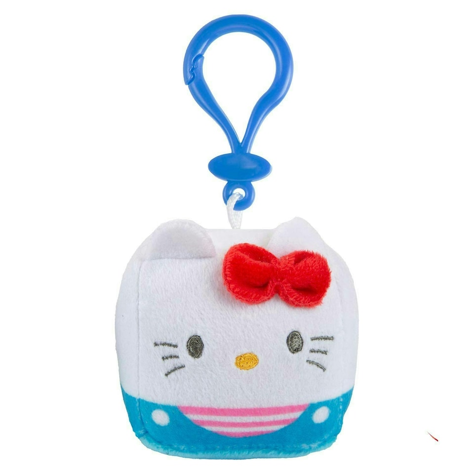image 1 of Hello Kitty Soft Toy Cubeez Plush Blue Cute Plush Huggable Cuddly 7cm Blue
