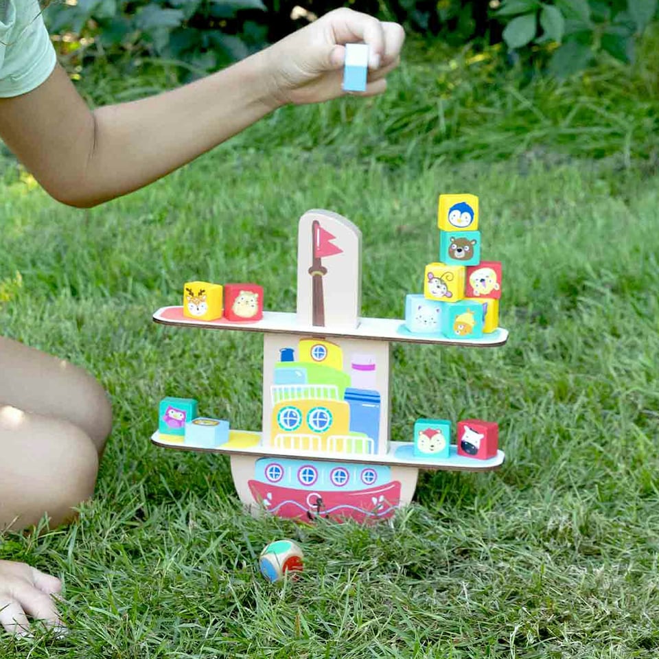 image 1 of SES Creative Wooden Balance Boat