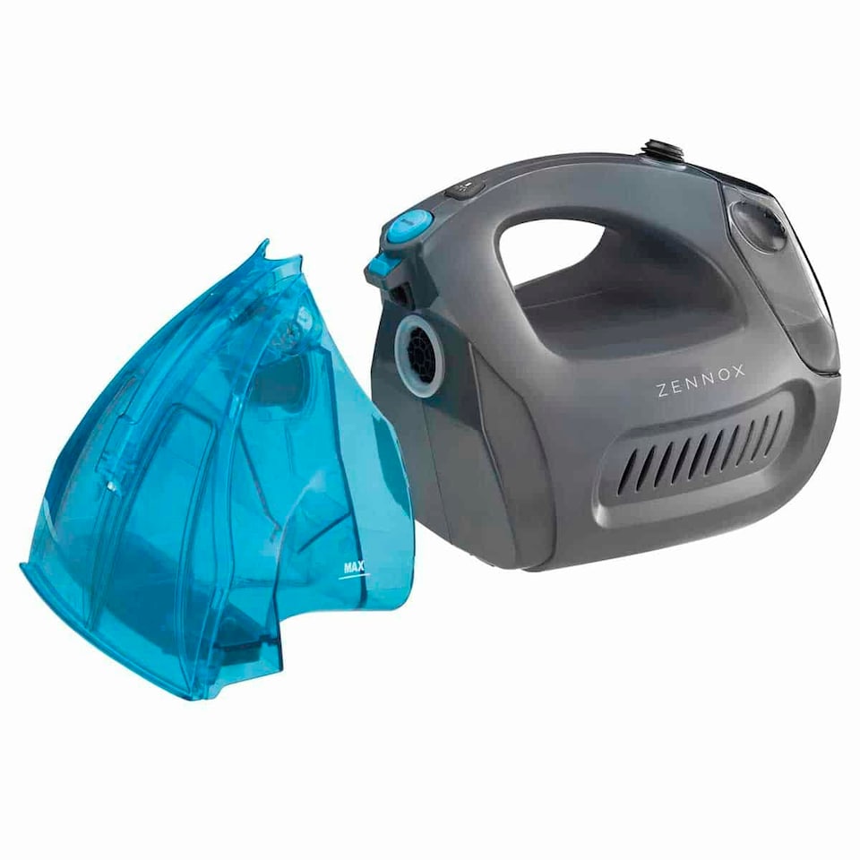 image 1 of Zennox Handheld Carpet and Upholstery Washer Grey/Turquoise