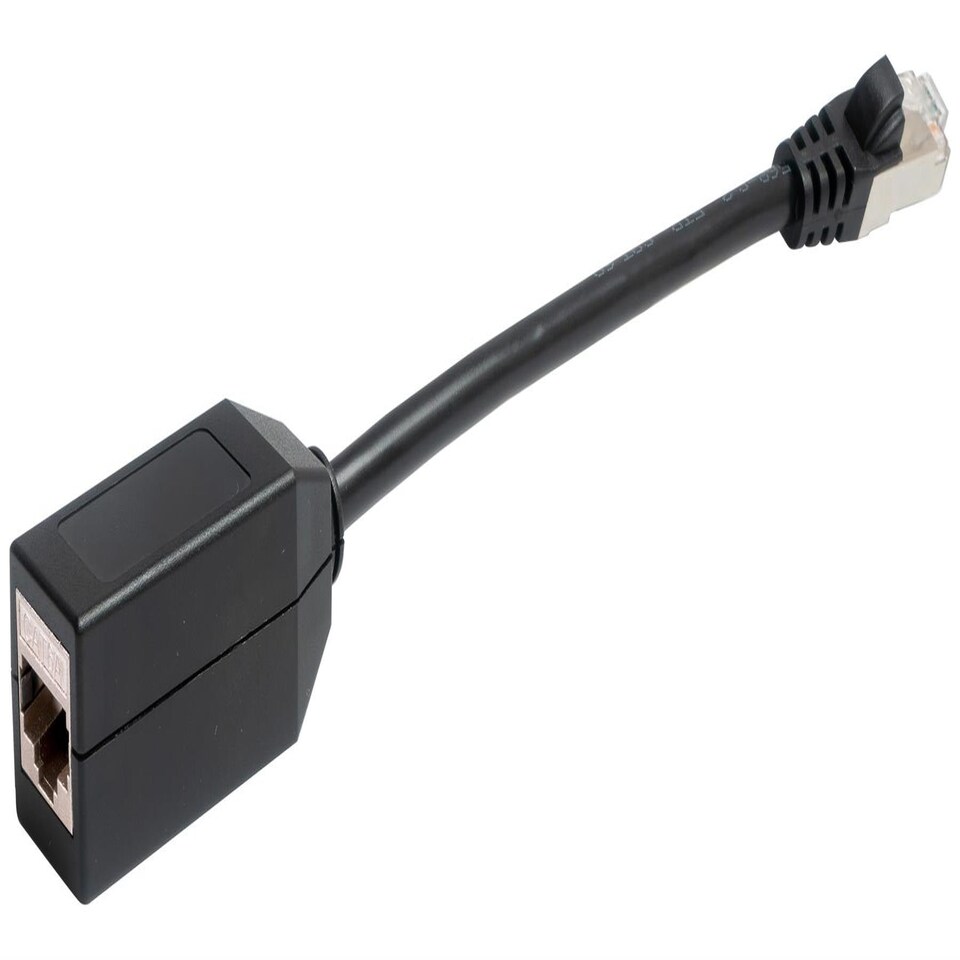 TUK - Cat6A RJ45 Port Saver, 0.1m
