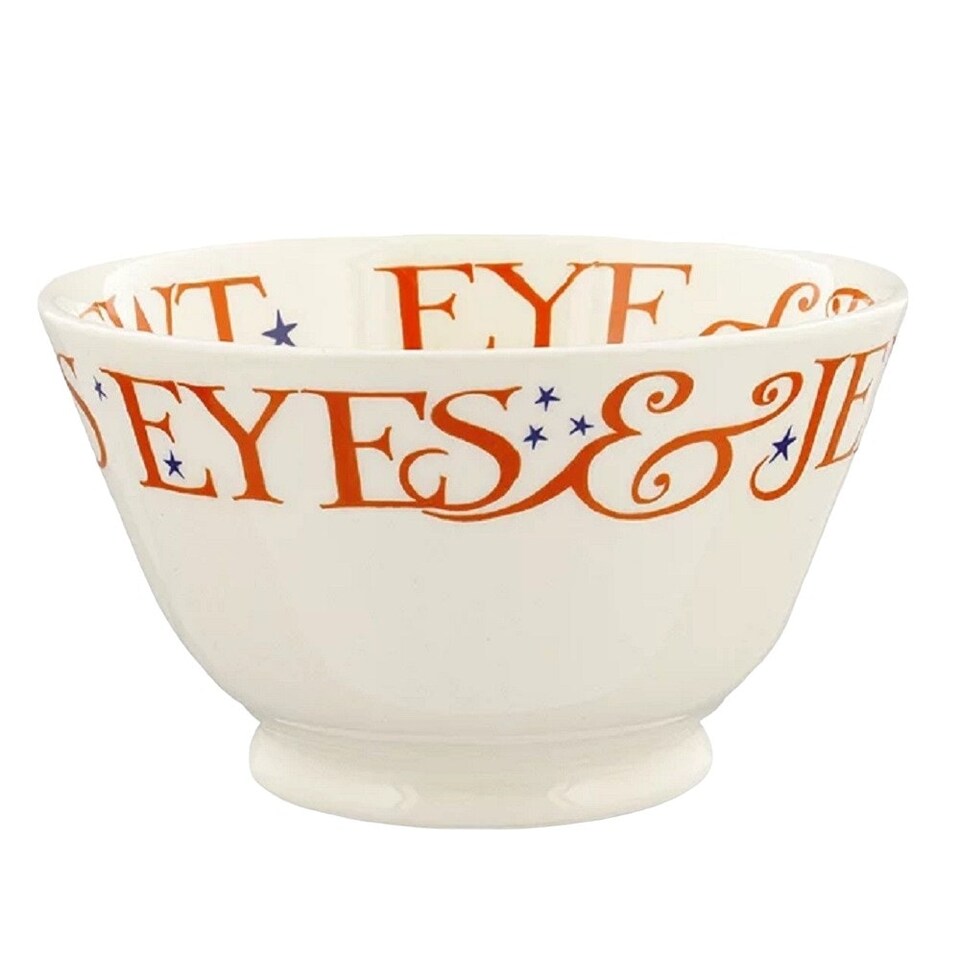 image 1 of Bowl: 12.5cm Emma Bridgewater Halloween Snack Bowl, Ceramic White