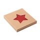 image 4 of MidOcean STARGUARD RPET Felt Coaster Set (Pack of 4) - Red - One Size